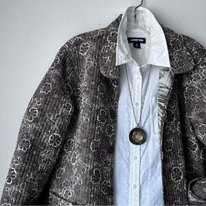 Vintage Casual Studio Reversible 100% Cotton Jacket Size Large.